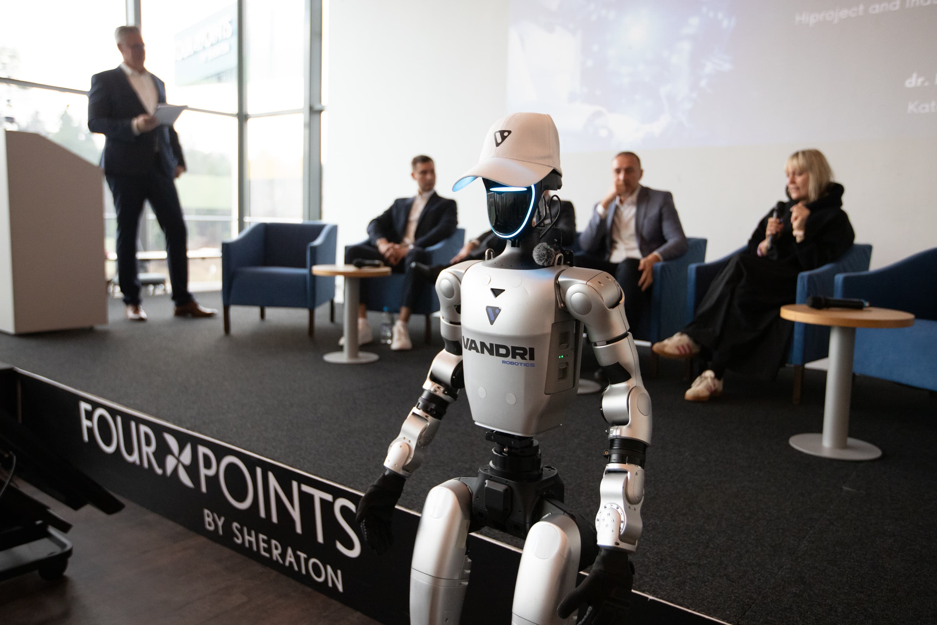 Vandri Robotics humanoid at a live event