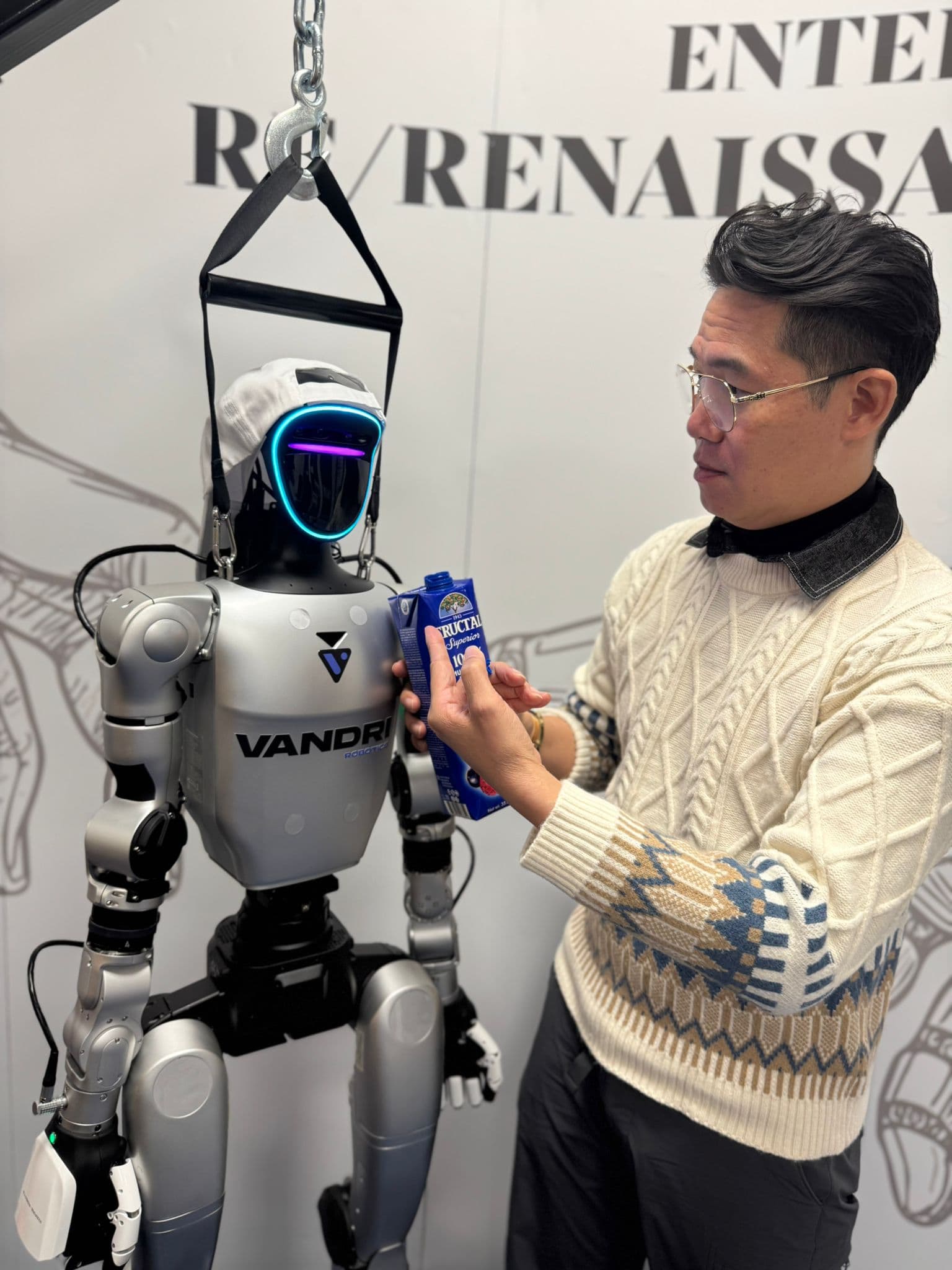 Humanoid robot in action